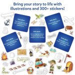 Skillmatics Storybook Art Kit - Create Adventure Stories, DIY Craft & Writing Kit with 300+ Stickers, Scrapbooking & Journal Activity, Gifts for Kids Ages 5, 6, 7, 8, 9, 10 | Create Adventure Stories, Scrapbooking & Journal Activity, Screen-Free Fun, Gifts for Kids Ages 5–10 - Image 5
