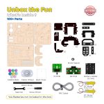 MakerVerse GobbleBot | DIY Electronic Robot Kit | Robot with Remote Control | Science Project for Age 8, 9, 10, 11, 12, 13, 14 (Wood) for Boys & Girls for Boys and Girls - Image 8