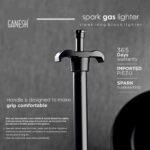 Ganesh Spark Gas Lighter for Kitchen Use Restaurants Metal Gas Stove Lighter Regular Size Easy Grip Long Lasting, Rust Proof - Image 2