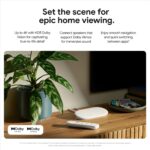 Google TV Streamer (4K) – Fast Streaming Entertainment with Voice Search Remote – Watch Movies, Shows, Live TV and Netflix in 4K HDR – Smart Home Control – 32 GB of Storage – Porcelain - Image 6