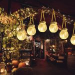 Tremdwoto Hanging Solar Lantern Lights, Outdoor Waterproof Cracked Glass Round Ball Lamp, Garden Globe Warm White LED Light for Landscape Walkway Backyard Yard Patio Lawn Pathway Decoration(4.7inch) - Image 8