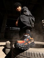 Bacca Bucci Colossus Men's Chunky All-Terrain Sneakers with Rugged Outsole & Ortholite Insole | Outdoor Trail Walking Shoes | Breathable Mesh & Synthetic Uppers - Image 3
