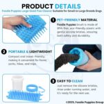 Foodie Puppies Foot Washing Cup, Pet Paw Cleaner Portable Dog Paw Washer with Soft Silicone Bristles for Quickly Cleaning Pets Muddy Feet - Color May Vary (Paw Cleaner - Large) - Image 3