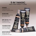 INSIGHT Skin Tint 5-in-1 Serum Foundation (30g) | SPF 20 PA++++ | Lightweight, Hydrating & Brightening with Niacinamide & Rice Water | Primer, Moisturizer & Sunscreen in One | For All Skin Types - Shade: Chai & Chill - Image 5