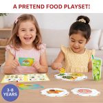 Skillmatics Pretend Play Playset - Restaurant Playset, 30+ Magnetic Food Items for Child's Play, Restaurant Toys, Back-to-School Kitchen Accessories, Gifts for Kids & Toddlers, Ages 3, 4, 5, 6, 7, 8 | Food Items for Child's Play, Kids Restaurant Toys, Back-to-School Kitchen Accessories, Gifts for Toddlers & Preschoolers - Image 2