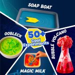 Junior Science Kit for Kids Age 4-14 Years Old, 50+ Science Experiments Including DIY - Under Water Volcano, Exploding Art, Balloon Inflator & More | Birthday Gift | Educational Toy | Stem Learning | DIY STEM Kit, Colour Quest, 30 Bonus Experiments, Birthday Gift for Kids - Image 2