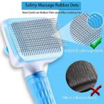 5-in-1 Pet Grooming Kit for Dogs & Cats – Includes Self Cleaning Brush, Cat Comb, Silicone Bath Scrubber, Flea Comb & Nail Clipper | Grooming Tools for All Hair Types | Dog Brush Kit - Image 3