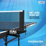 New Launch Phoenix 150 Indoor Premium Table Tennis Table 15MM Top Laminated Board Including (2 TT Rackets, 3 Balls & Table Cover) - Image 5