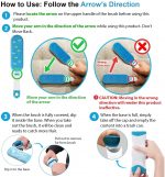 EPISKEY Pet Hair Remover Brush - Sided Lint Brush with Self - Cleaning Base Lint Brush - Fur & Lint Removal for Clothes Furniture Car Seat Couch Remover Magic Clean Clothing,Furniture (Blue) (PHR) - Image 3