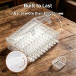 Transparent Plastic Tool Organiser Box with 6 Removable Inner Containers – Clear Hardware Storage Case with Carry Handle | Screw, Bolt, Nut & Small Parts (30PCS TRANSPARENT BEAD STORAGE BOX) - Image 4