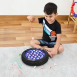 Amazon Brand - Jam & Honey Musical Fishing Game for Kids 5+ Years, Rotating Pond Board Game with 21 Pieces & Fishing Rods, Educational Family Toy, BIS Certified Child Safe, Indoor Outdoor Game