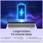 HP 15 Smartchoice, 13th Gen Intel Core i3-1315U(8GB DDR4,512GB SSD) FHD, Anti-Glare, Micro-Edge, 15.6''/39.6cm, Win11, M365(1yr)*Office24, Silver,1.59kg, fd0572TU, FHD Camera w/Shutter, Backlit Laptop - Image 6