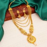 Sukkhi Ethnic Gold Plated Kundan Multi-String Set of 3 Necklace with Jhumki Earrings Combo for Women & Girls (SKR48716) - Image 2