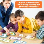 Edulok Word Families, Letter Sounds & Kindergarten Sight Words Language_Skills Flash Cards, Learn to Read Phonics Flash Cards, Read & Rhyme Flip Activity Book, Educational, Child-Friendly, Interactive - Image 4