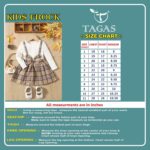 TAGAS Dress for Girls II Baby Girl Dress, Frock Girls Infants Casual wear for Kids Dresses and Jump Suite Round Neck Full Sleeve Dress for Girls (KD-137)