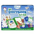 Skillmatics Storybook Art Kit - Create Adventure Stories, DIY Craft & Writing Kit with 300+ Stickers, Scrapbooking & Journal Activity, Gifts for Kids Ages 5, 6, 7, 8, 9, 10 | Create Adventure Stories, Scrapbooking & Journal Activity, Screen-Free Fun, Gifts for Kids Ages 5–10