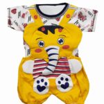 TENDERCARE Baby Boy's & Baby Girl's Jumbo The Elephant Dungaree for 0-6months Baby || Baby boy Dresses for 0-6 Months