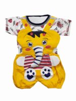 TENDERCARE Baby Boy's & Baby Girl's Jumbo The Elephant Dungaree for 0-6months Baby || Baby boy Dresses for 0-6 Months