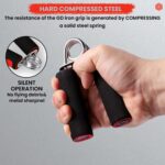 Boldfit Hand Grip Strengthener with Foam Handle, Hand Gripper for Men & Women for Gym Workout Hand Exercise Equipment to Use in Home for Forearm Exercise, Finger Exercise Power Gripper Red-Black - Image 4