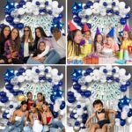 Party Propz Birthday Decoration Kit for Boys - Pack of 62, Blue Birthday Decoration Kit with Confetti Balloons, Bday Decorations for Husband, Blue Balloons for Bday Decorations for Boys - Image 7