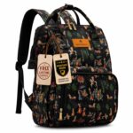 Motherly Patented Diaper Bag Backpack for Moms | Waterproof Baby Travel & Maternity Bag |Spacious Nappy Bag with Multiple Compartments, Insulated Bottle Pockets & Warranty (VivaLuxe Series)