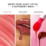 Gush Beauty Tinted Lip Oil – Hydrating Lip Tint with Skincare Benefits | Infused with Vitamin E & Jojoba Oil | Glossy, Non-Sticky | 5ml | Beam - Image 4