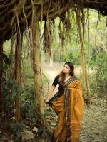Jaanvi fashion Women's Cotton Silk Saree With Zari Work & Unstitched Blouse Piece - Image 5
