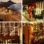 CBK Solar Fairy String Light 200 LEDs 22 Meter Inbuilt Rechargable Batery IP65 Waterproof 8 Mode Copper Wire for Garden Yard Balcony Diwali Christmas Party & Home Decor Led Light - Image 6