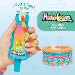 Imagimake Rainbow Loom Glow in the Dark Kit | Bracelet Making kit with 450+ Bands & Clips | Auto Loom Tool |DIY Art & Craft Kit |Travel Toys | Creative Gift for Girls Age 7+ - Image 5