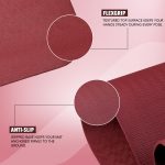 Boldfit Yoga Mat for Women & Men - TPE Eco Friendly 6mm thickness Non Slip Classic Pro Exercise Mat for Home Workout Pilates Floor Exercises Gymnastics Meditation with strap - Image 4