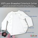 New Born Baby Cotton Clothing Set, 5-Piece, Yellow & White, 0-3 Months - Image 2
