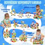 Sky Tech® Magnetic Sticks Building Blocks for Kids Toys for Girls | Magnetic Toys for Boys Age 3+Year 4 5 6 7 8 10 12 14 Old Educational Stem Learning Magnet Stick with Balls Game (25 pcs) - Image 2