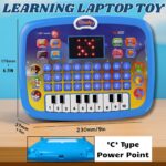Graphene Learning Education Computer Piano Laptop Toy with Led Screen & Music Computer Tablet for Kids 5 Year Toddlers Baby Laptop Fun Activity Gift Toys 2-6 Years Boy Girl Multicolor - Image 2