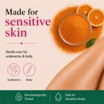 4 in 1 Orange Body Hair Removal Powder Mask for Women & Men Instant Painless Hair Removal Tan Removal Exfoliation & Skin Nourishment No Heat No Strips Painless Full Body Wax Powder (80g) - Image 8