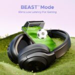 boAt Nirvana Eutopia Bluetooth Headphones with Head Tracking Function, Spatial Audio,20 HRS Playtime, ENx™ Tech, ASAP™ Charge, Hearables App(Android & iOS Compatible)(Primia Black) - Image 8
