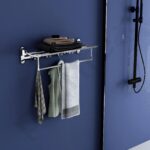 Plantex Stainless Steel Towel Holder in Bathroom/Towel Holder/Bathroom Towel Hanger for Wall/Towel Rack/Bathroom Accessories (24 Inch) Chrome Finish - Image 8