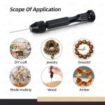 Sunkizzrs® 20 Pcs HSS Mini Twist Drill Bits Set (0.3-1.6mm) with Hand Pin Vise — Micro HSS Push Drill — Precision Hand Tool for Resin Arts Crafts/Model Making/Wood/DIY (21) - Image 6
