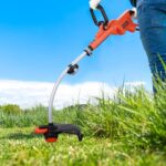 BLACK+DECKER GL9035-GB Corded Electric Strimmer Grass Trimmer, 900 W, 7000 RPM, 35 cm with Wheel Edge Guide & Adjustable Second Handle for Heavy Duty Weed Cutting, 3.2 Kg - Image 4