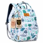 Motherly Patented Diaper Bag Backpack for Moms | Waterproof Baby Travel & Maternity Bag | Spacious Nappy Bag with Insulated Bottle Pockets & Warranty (Floral Series)