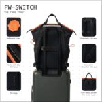 Switch Convertible Backpack for Daily Carry & Travel | Fits 15.6 Inch Laptop | 26L Water-Resistant Aerology Fabric Daypack with Luggage Strap - Image 6