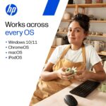 HP 350 Compact Multi-Device Bluetooth Wireless Keyboard; Spill Resistant; Swift Pair; OS Auto-Detection, LED Indicator, Battery Life Up to 24 Months, 3 Years Warranty - Image 6