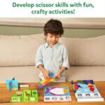 Skillmatics Paper Scissor Activity Book Snip Snip 25 Fun Cutting & Creative Activities for Preschoolers 2 Child-Safe Scissors Fine Motor Skills Craft Kit for Kids Ages 3, 4, 5, 6, 7 Multicolour - Image 3