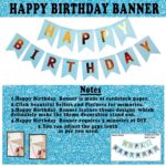 Party Propz Birthday Decorations for Boys - 41 Pcs Blue Birthday Decoration Items for Boys | Happy Birthday Decorations for Husband | Blue Balloons for Bday Decor - Image 4