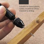 Sunkizzrs® 20 Pcs HSS Mini Twist Drill Bits Set (0.3-1.6mm) with Hand Pin Vise — Micro HSS Push Drill — Precision Hand Tool for Resin Arts Crafts/Model Making/Wood/DIY (21) - Image 8
