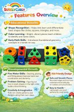Geometric Shape Sorter Educational Learning Toy for Kids 1-3 Years | Activity Toys for 1 2 3 Year Old | Toddler Shape Matching Sorting Toy | Early Learning Educational Toys for Toddlers - Image 6