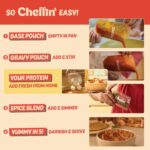 Cheffin' Shahi Paneer Masala, 285g | Chef Curated Gourmet Cooking Kit | Cooks 150-200g Paneer | Ready in 10 Min | 100% Natural, No Preservatives | Just Add Fresh Paneer |Serves 2-3 - Image 4