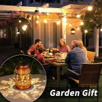 Hummingbird Solar Lanterns Outdoor Waterproof Hanging Solar Lights Gifts for Women Metal Solar LED Lanterns Outside for Garden, Yard, Patio, Lawn, Porch - Image 6