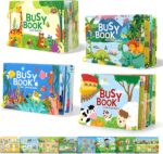 SHNMN Busy Book | Preschool Busy for Toddlers Kids/Children Activities | Quiet Book Alphabets, Animal, Shapes Learning | Kids Age 2-5 Years: 1 (Alphabet,Animal,Learning,Elementary Book)