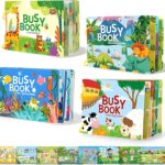 SHNMN Busy Book | Preschool Busy for Toddlers Kids/Children Activities | Quiet Book Alphabets, Animal, Shapes Learning | Kids Age 2-5 Years: 1 (Alphabet,Animal,Learning,Elementary Book)
