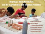 kraft kala Mini Brick Building Kit, DIY Construction House Model Set with Bricks, Educational Construction Toy - Image 3